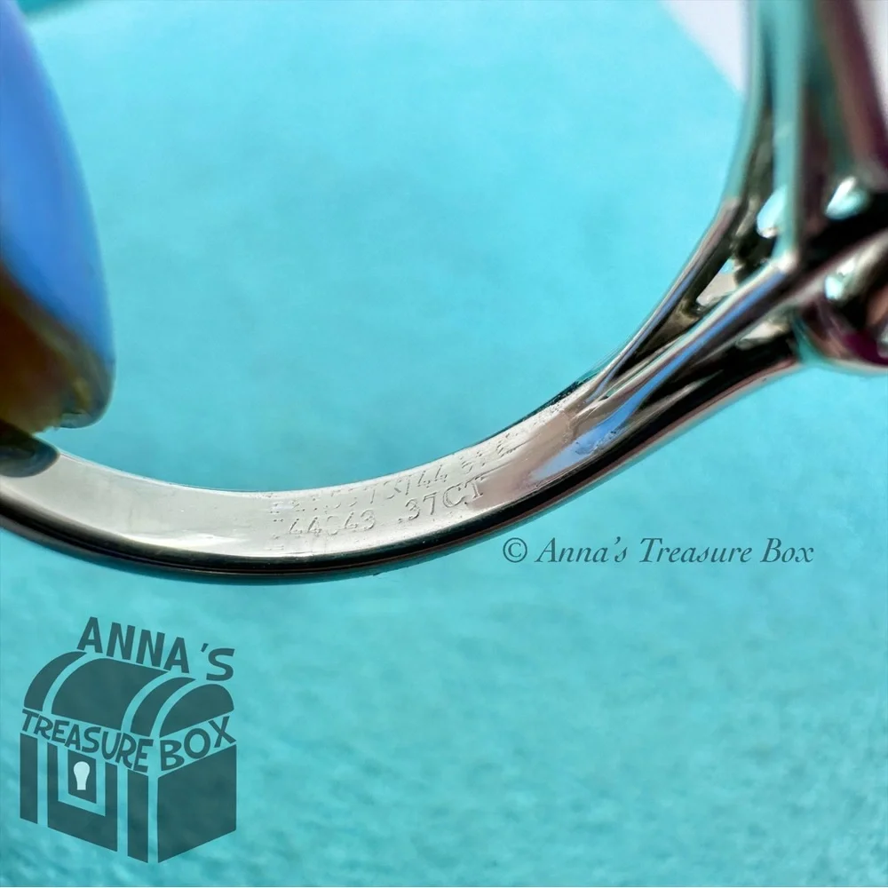 Tiffany & Co. Lucida Platinum 0.37ct Diamond Engagement Ring Size 5 (boxset) - Picture 4 of 8